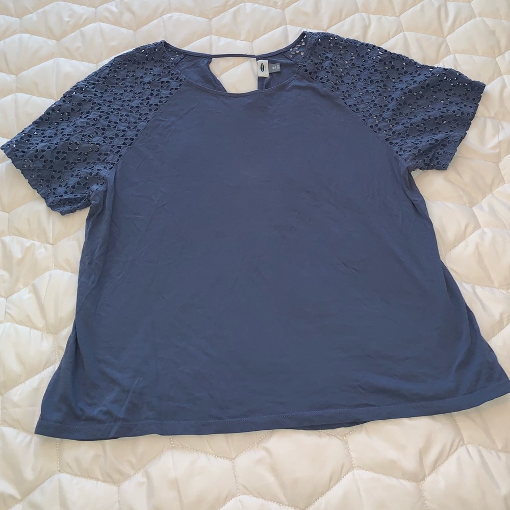 Old Navy Eyelet Sleeve Shirt